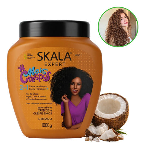 Crema Skala Expert Mais Crespos Nutritiva 1kg