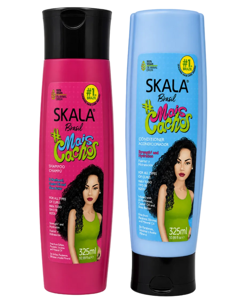 Kit Skala Mais Cachos Shampoo y Acondicionador 2 x 325 ml