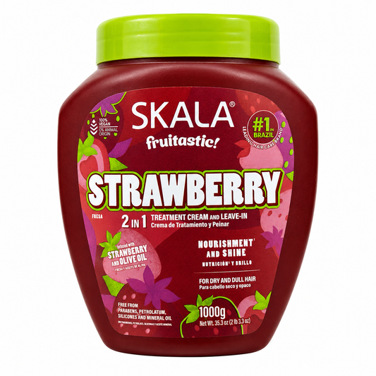 Crema Para Peinar Y Tratamiento Skala Fresa Cabello Seco Y Opaco